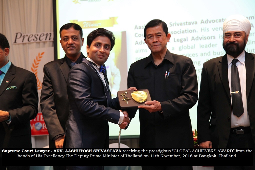 Global Achievers Award (Legal Excellence) – Bangkok (Thailand)