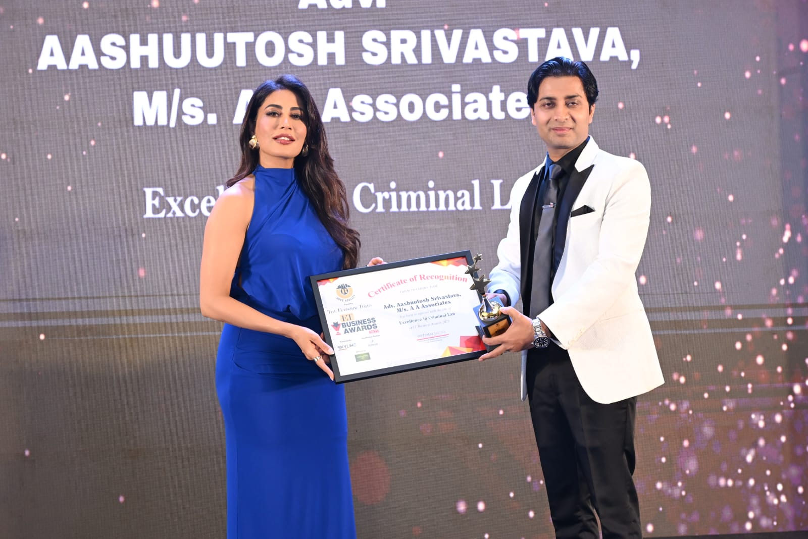 The Economic Times Award for Excellence in Criminal Law — Advocate Aashuutosh Srivastava 🏆